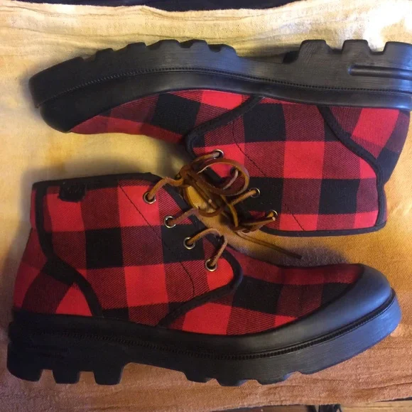 Polo Ralph Lauren Umar Buffalo Checker Red and Black Plaid Boots Ralph Lauren polo Men main image 2